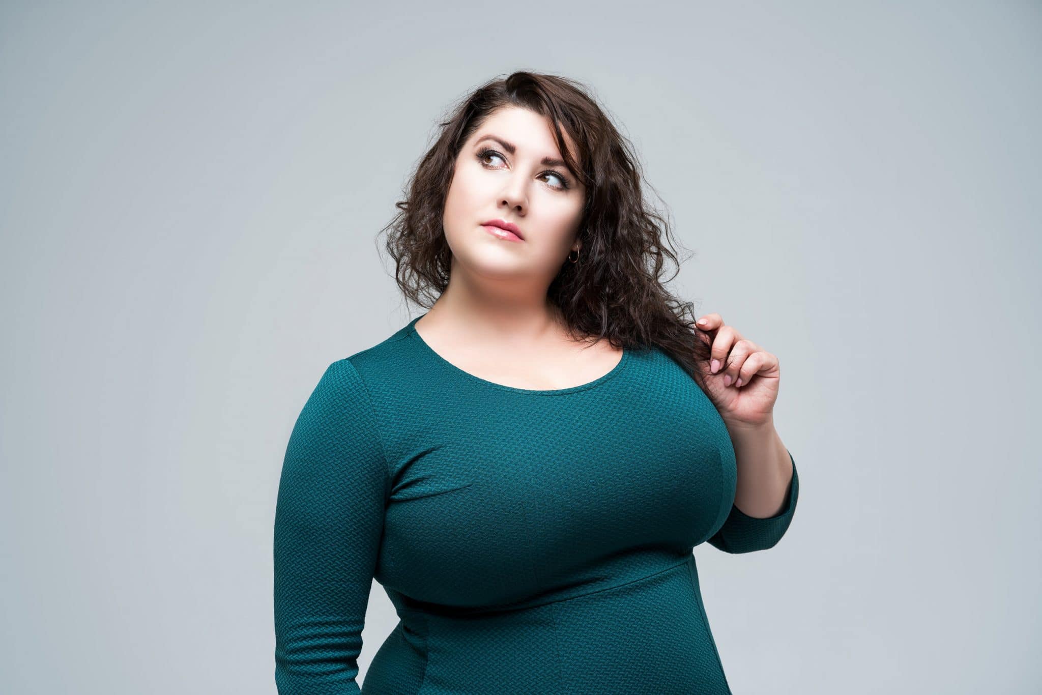 Gray Body Fat Woman Plus Size Underwear Body Shaping Underwear